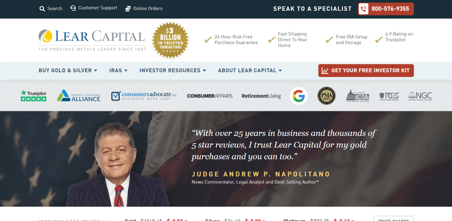 lear capital review