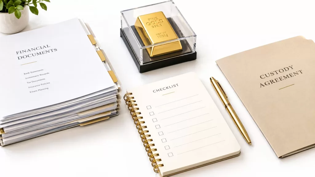 Documentation Review Checklist for Gold IRAs